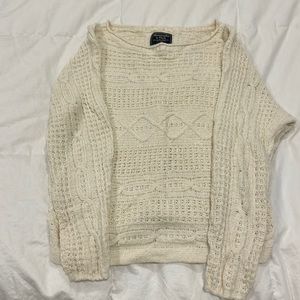 Cream sweater